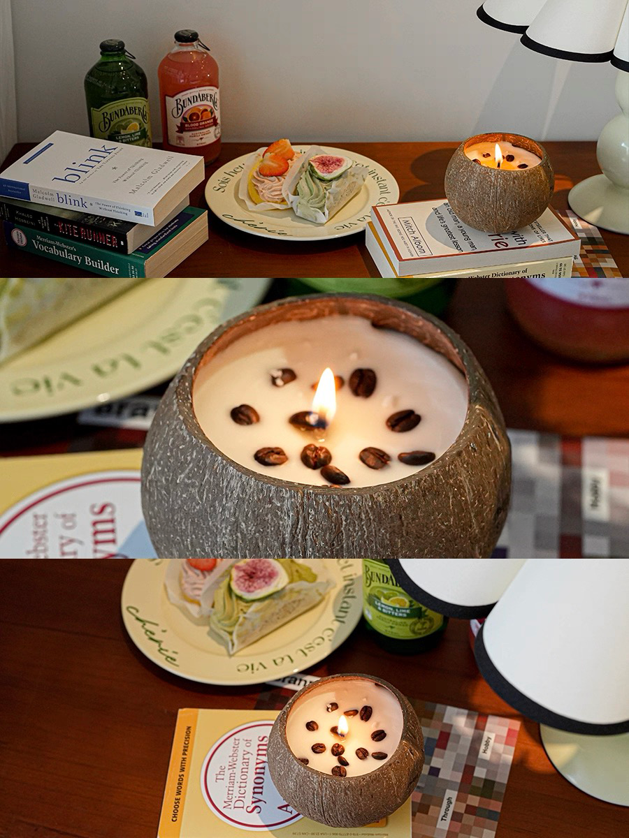 The Imposter Coconut Shell Scented Candle