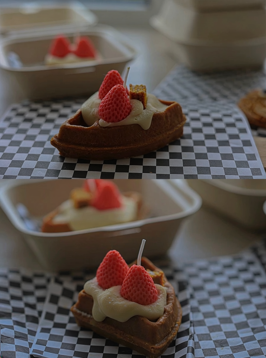 The Imposter Cream Waffle Scented Candle
